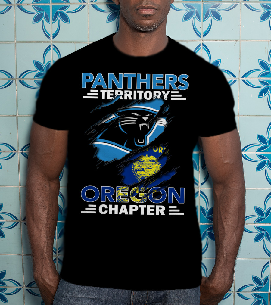 Panthers Territory Oregon Chapter Football T-Shirt