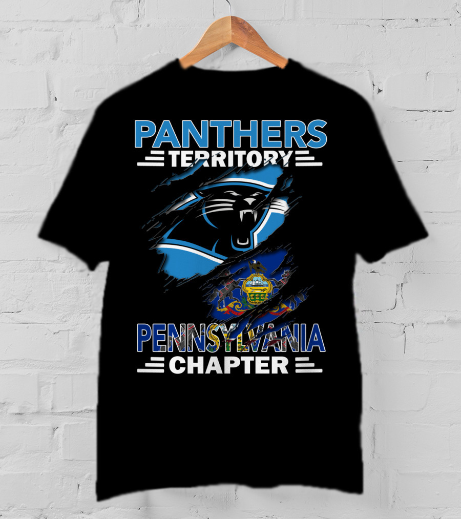 Panthers Territory Pennsylvania Chapter NFL Football Fan T-Shirt