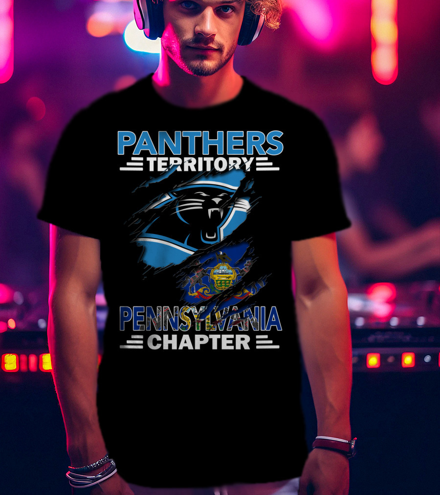 Panthers Territory Pennsylvania Chapter NFL Football Fan T-Shirt