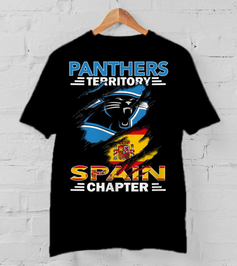 Panthers Territory Spain Chapter Flag T-Shirt