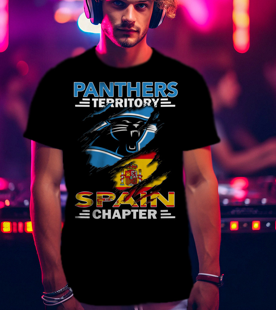 Panthers Territory Spain Chapter Flag T-Shirt