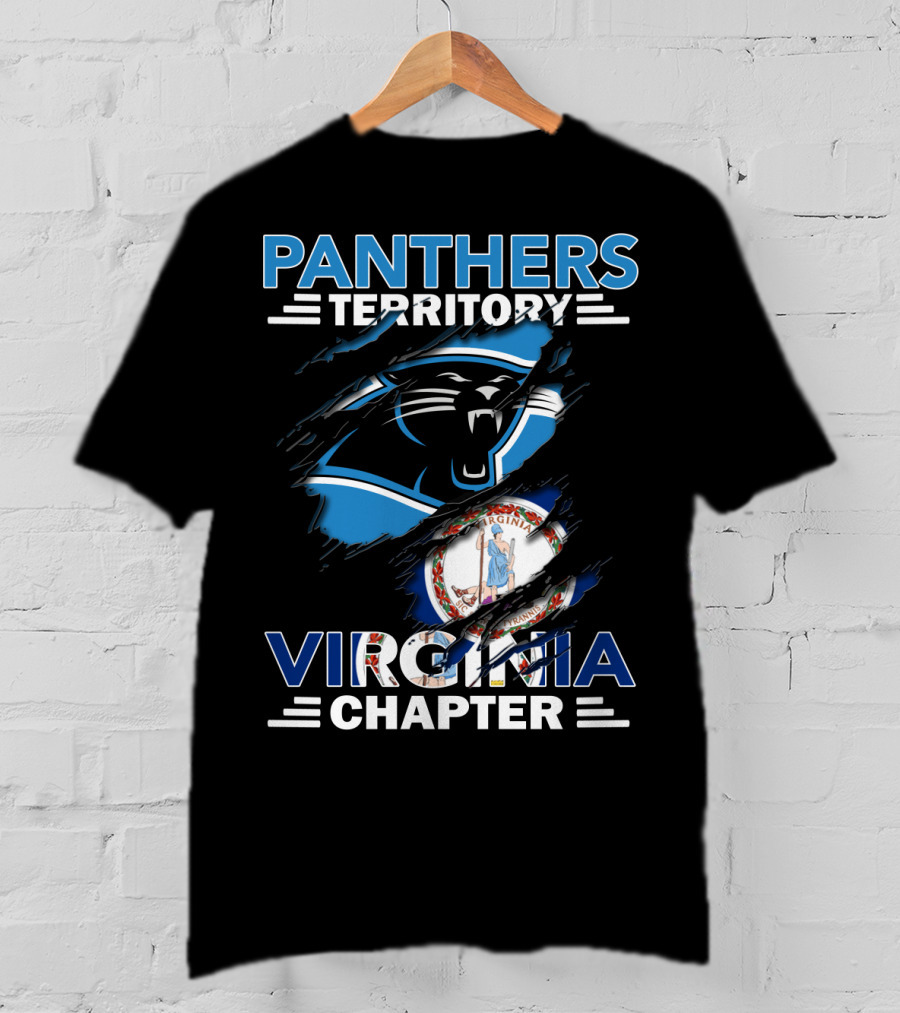 Panthers Territory Virginia Chapter Carolina Panthers Fan Club T-Shirt