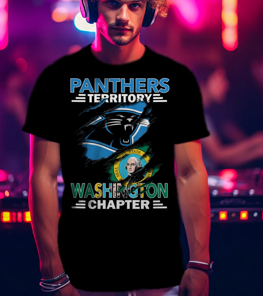 Panthers Territory Washington Chapter Seal T-Shirt