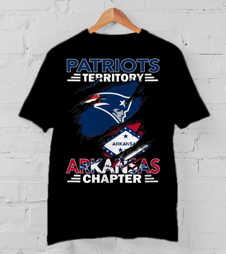 Patriots Territory Arkansas Chapter Arkansas Flag T-Shirt