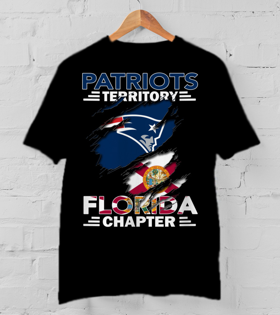 Patriots Territory Florida Chapter Flag Logo Inspired T-Shirt