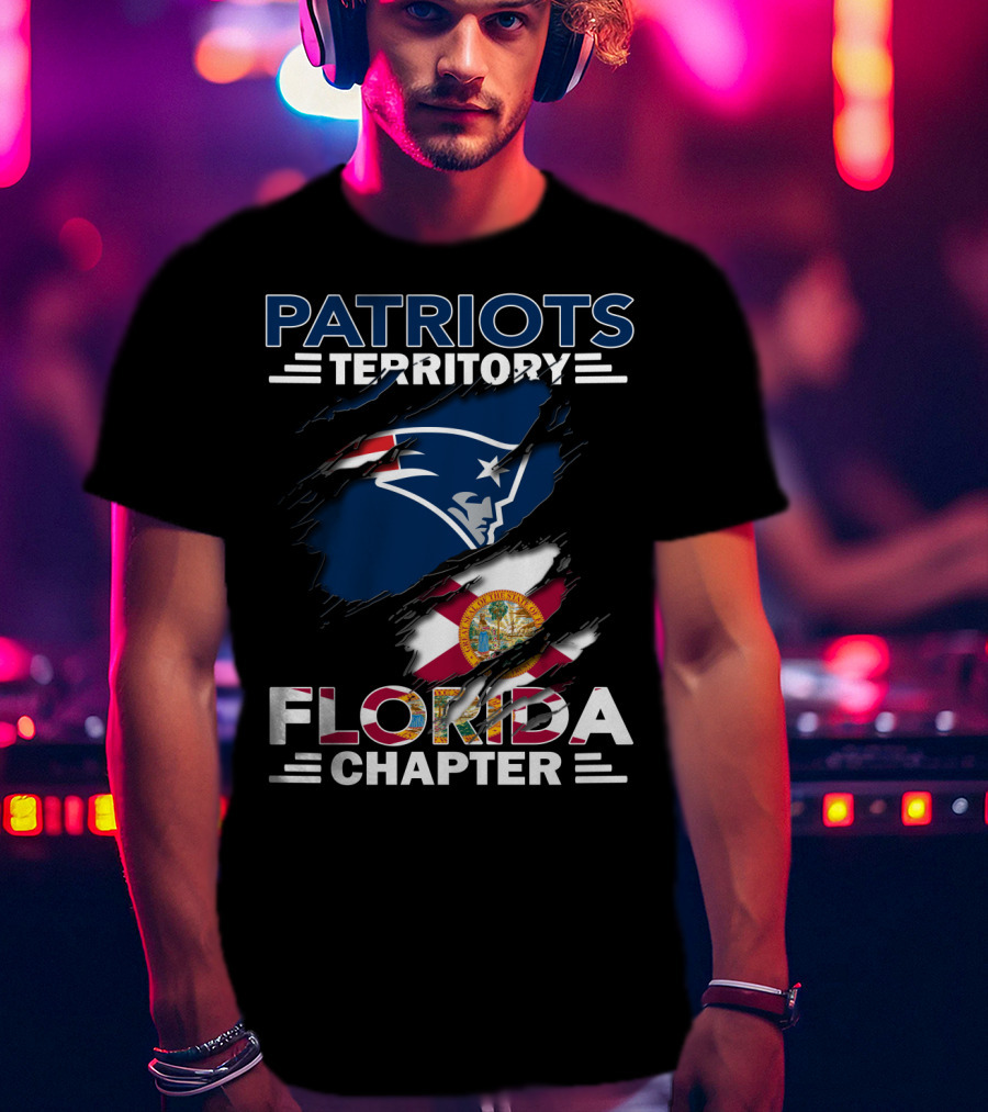 Patriots Territory Florida Chapter Flag Logo Inspired T-Shirt