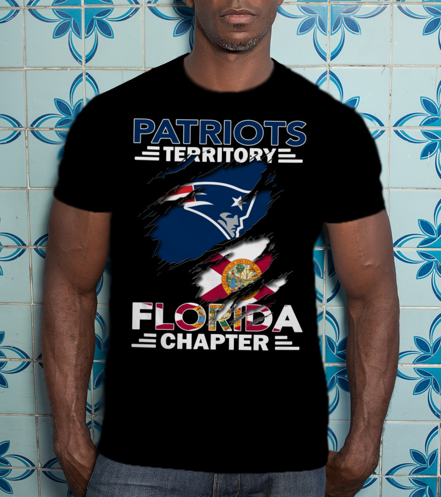 Patriots Territory Florida Chapter Flag Logo Inspired T-Shirt