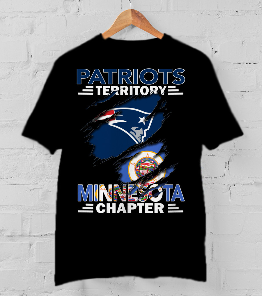 Patriots Territory Minnesota Chapter New England Football Fan Club T-Shirt