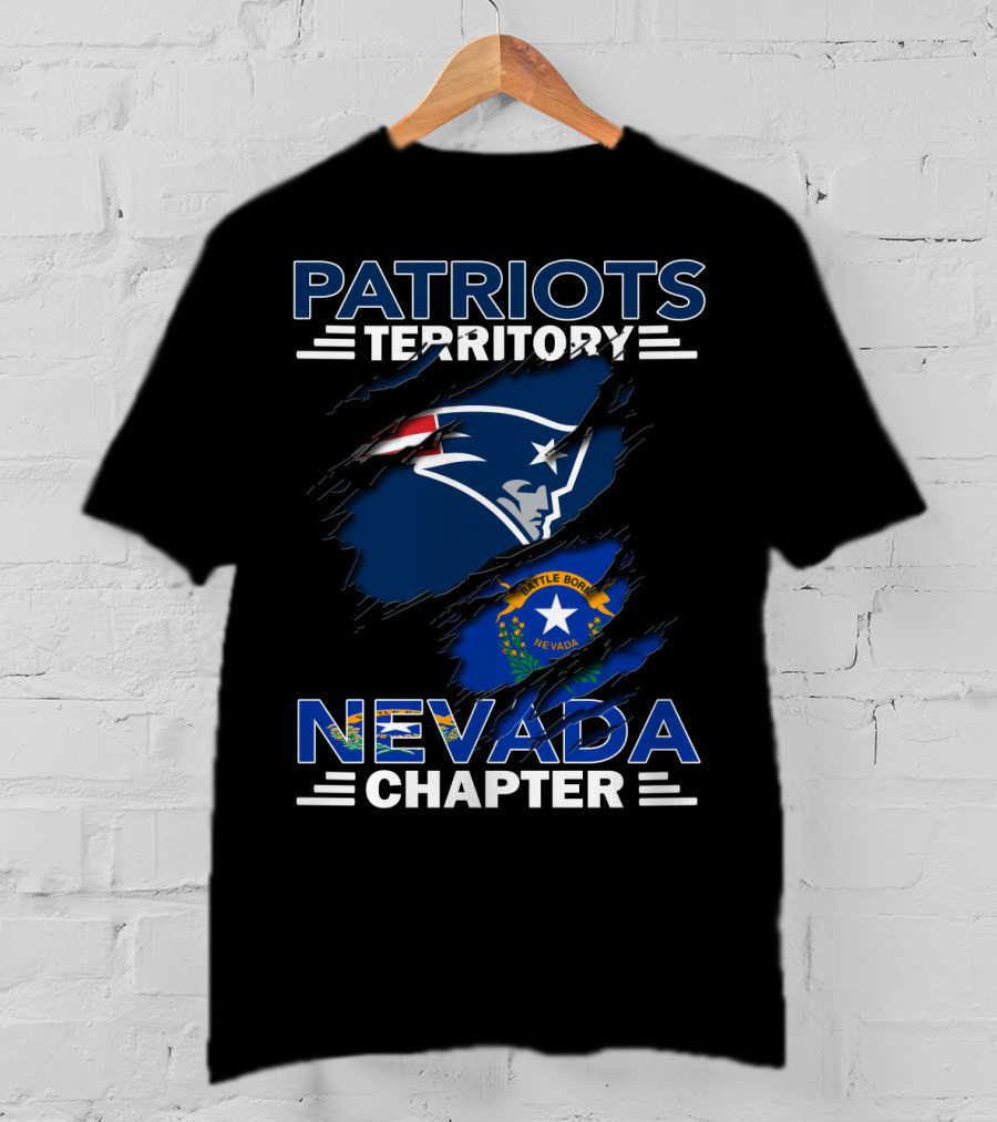 Patriots Territory Nevada Chapter Battle Born Flag T-Shirt