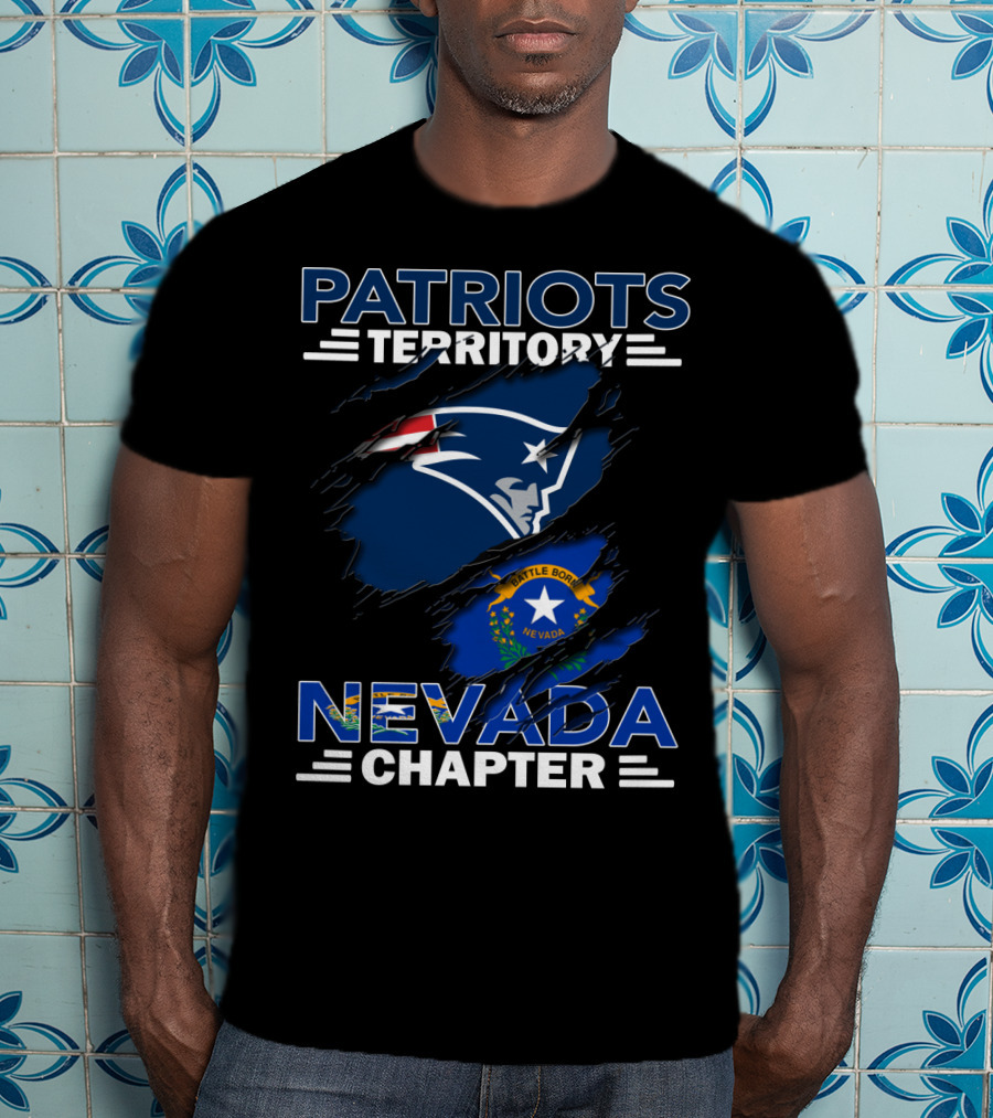 Patriots Territory Nevada Chapter Battle Born Flag T-Shirt