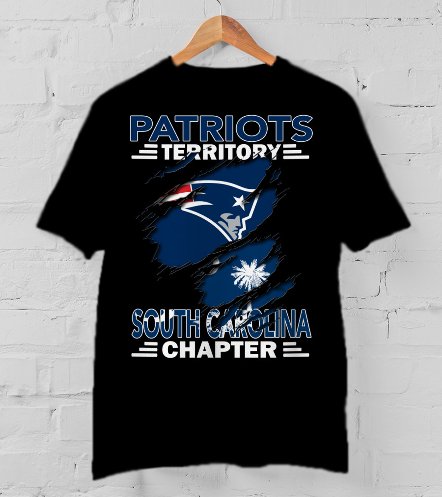 Patriots Territory South Carolina Chapter Pullover With Iconic Team Logo And State Flag Elements T-Shirt