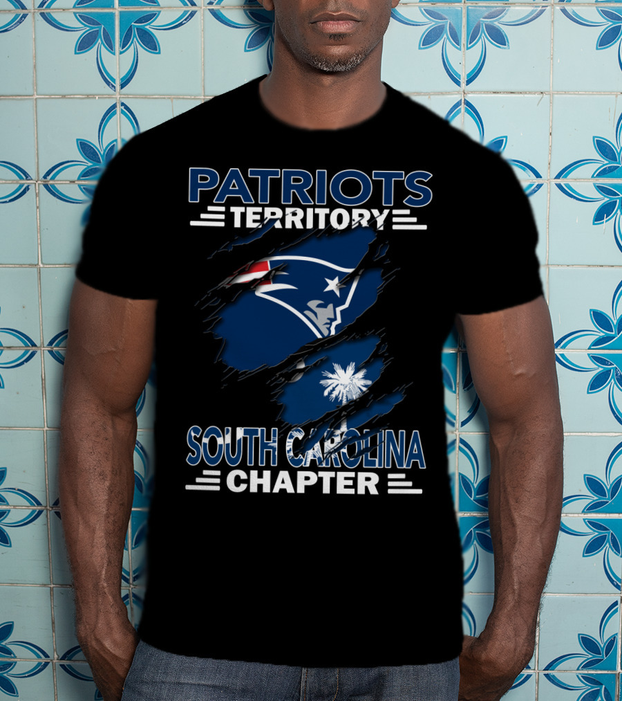 Patriots Territory South Carolina Chapter Pullover With Iconic Team Logo And State Flag Elements T-Shirt