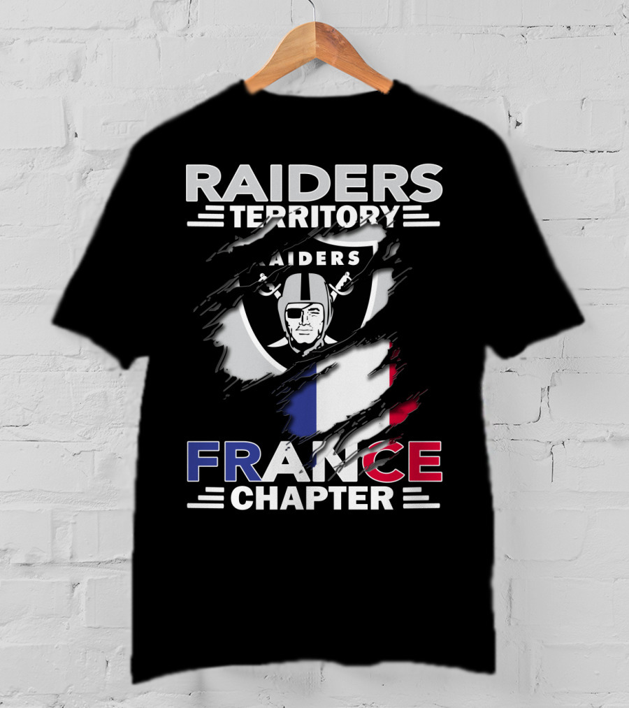 Raiders Territory France Chapter Flag T-Shirt