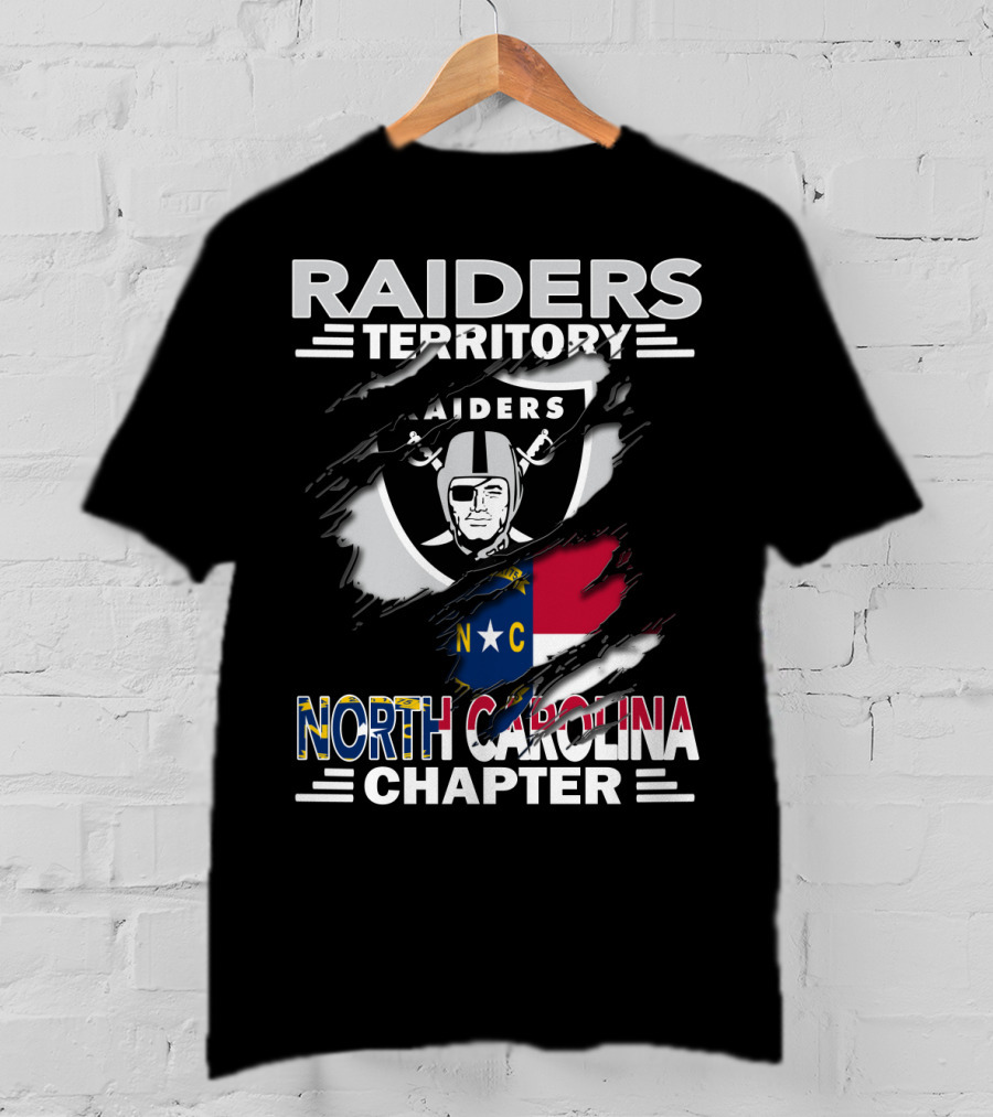Raiders Territory North Carolina Chapter Flag T-Shirt