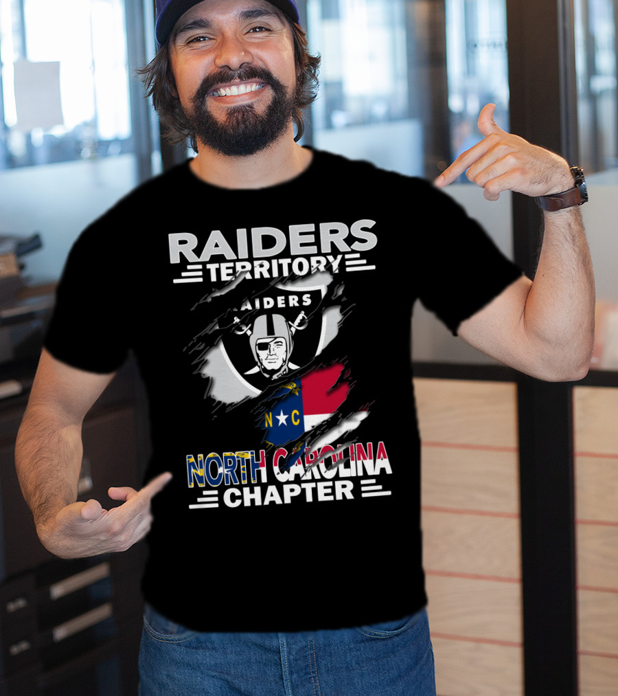 Raiders Territory North Carolina Chapter Flag T-Shirt