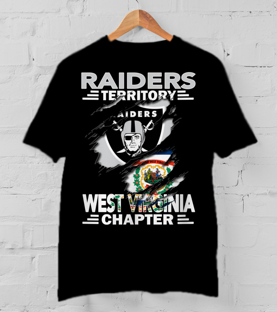 Raiders Territory West Virginia Chapter Logo With West Virginia State Emblem Integration T-Shirt