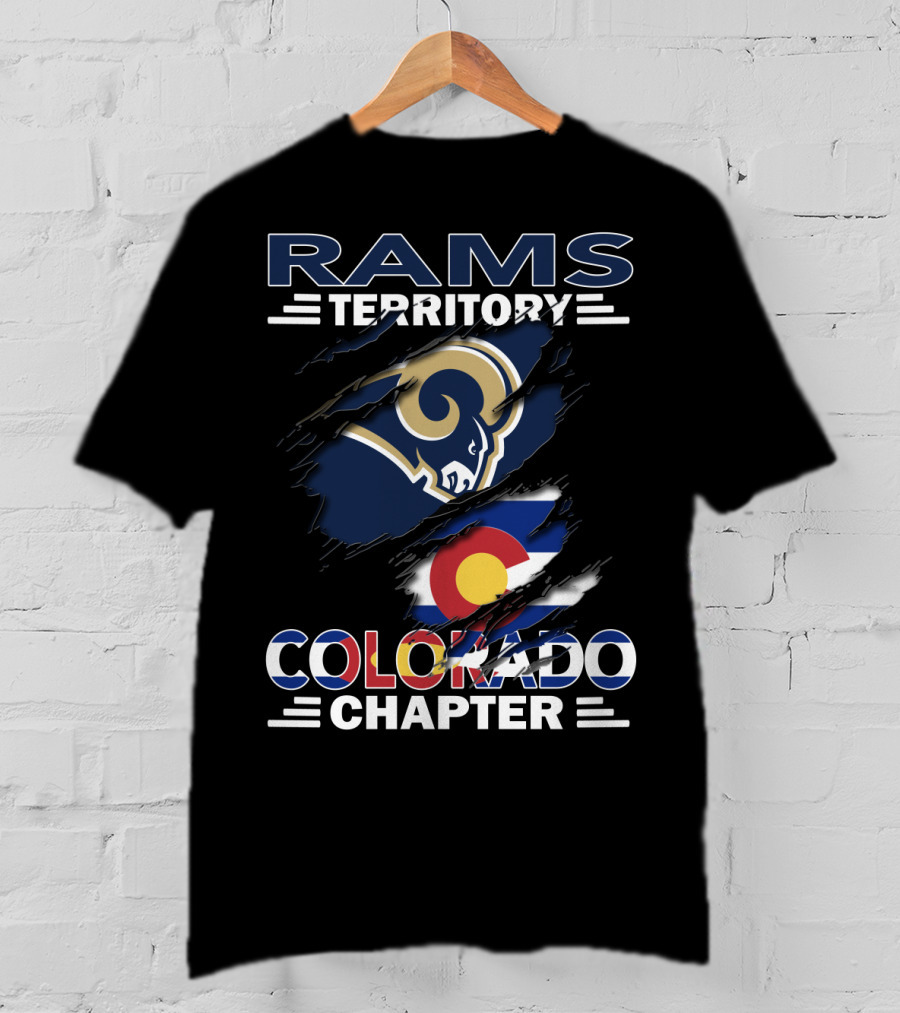 Rams Territory Colorado Chapter Flag Integration T-Shirt