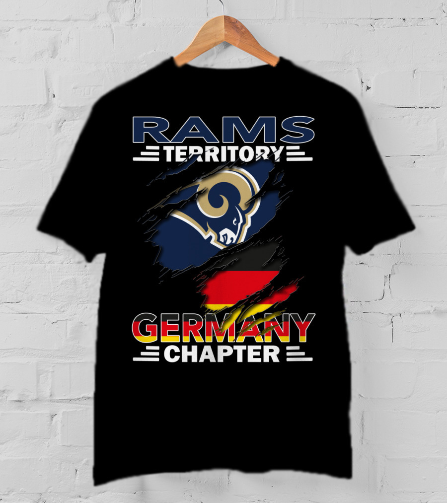 Rams Territory Germany Chapter Flag T-Shirt