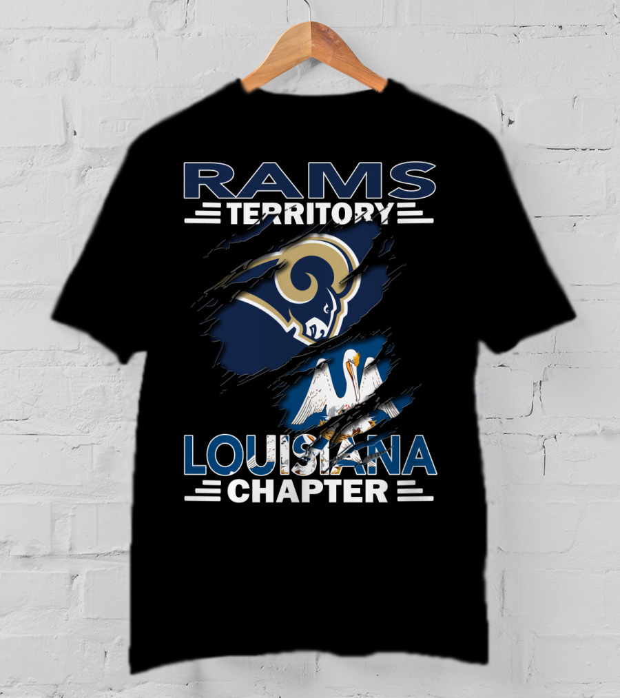 Rams Territory Louisiana Chapter Pelican T-Shirt