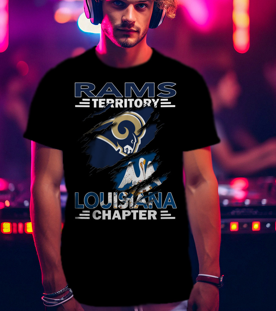 Rams Territory Louisiana Chapter Pelican T-Shirt