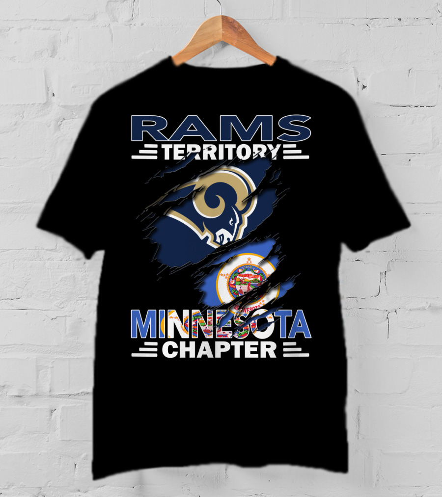 Rams Territory Minnesota Chapter State Symbol T-Shirt