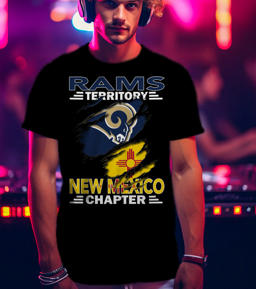 Rams Territory New Mexico Chapter Los Angeles Rams Fan Club T-Shirt