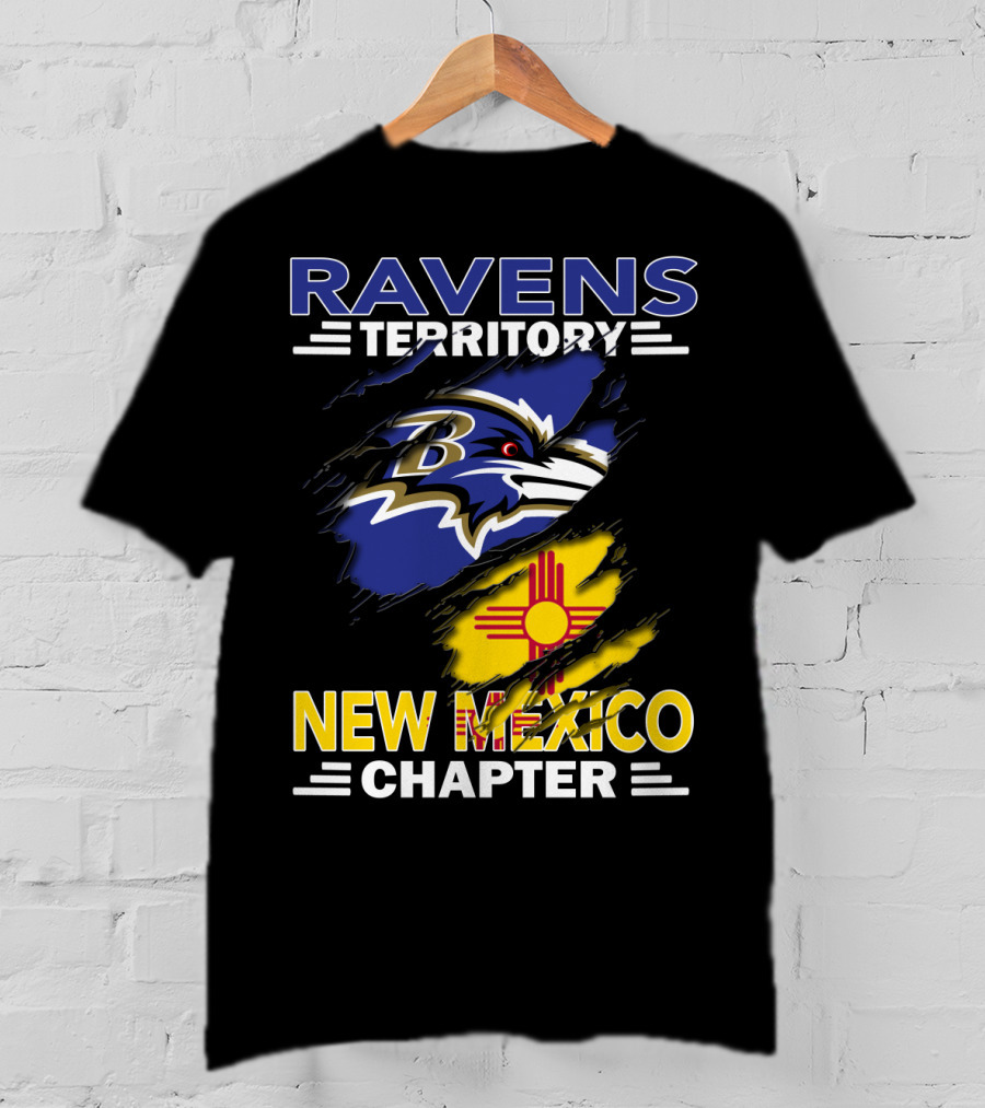 Ravens Territory New Mexico Chapter Baltimore Ravens Fan Club T-Shirt