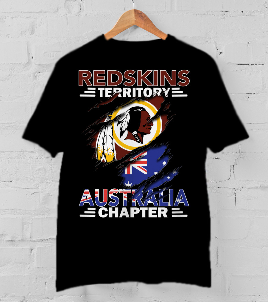 Redskins Territory Australia Chapter Flag T-Shirt