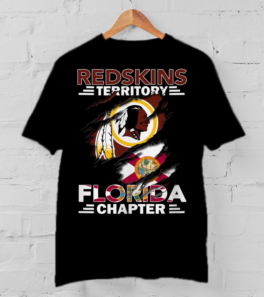 Redskins Territory Florida Chapter Washington Football Team Fan Base T-Shirt