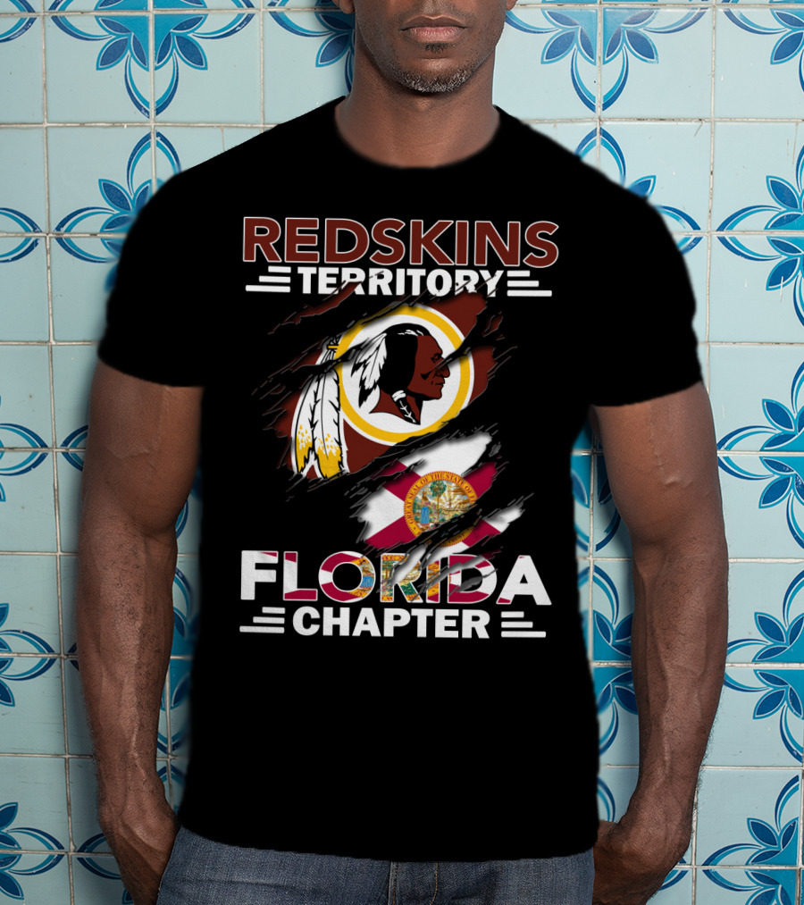 Redskins Territory Florida Chapter Washington Football Team Fan Base T-Shirt