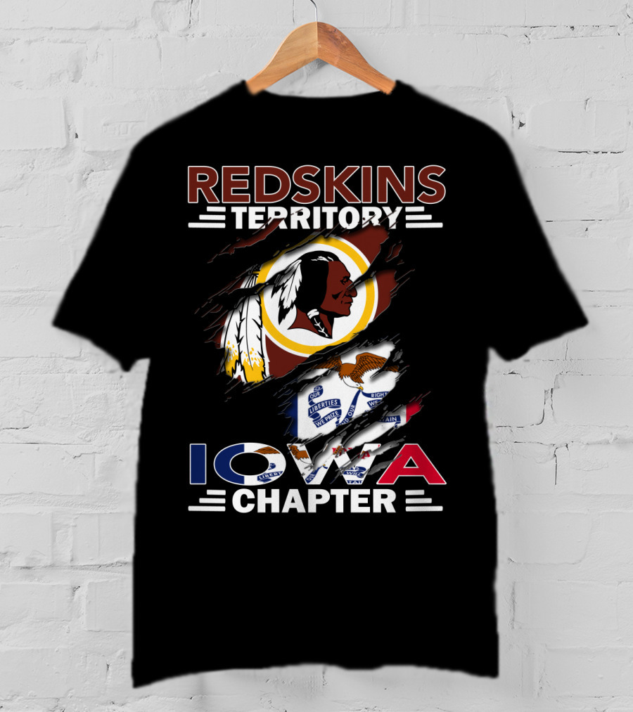 Redskins Territory Iowa Chapter Football Fan Community T-Shirt