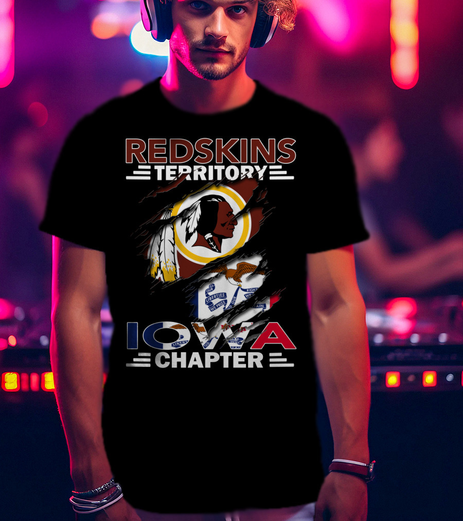 Redskins Territory Iowa Chapter Football Fan Community T-Shirt