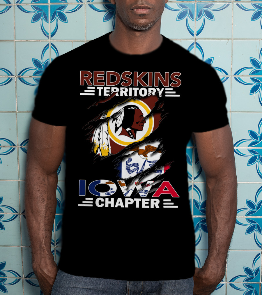 Redskins Territory Iowa Chapter Football Fan Community T-Shirt