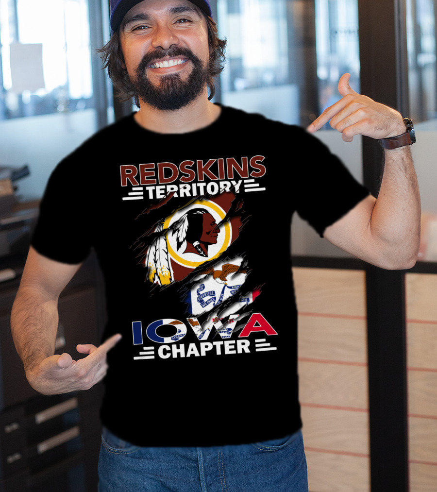 Redskins Territory Iowa Chapter Football Fan Community T-Shirt