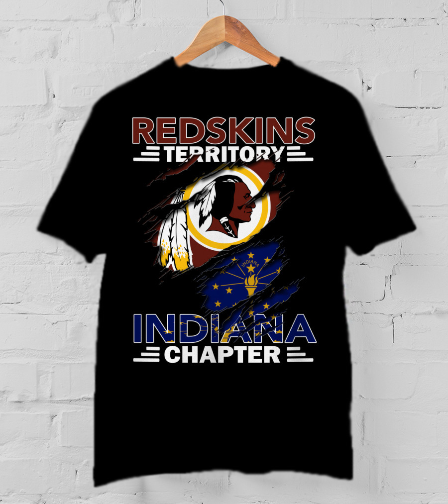 Redskins Territory Indiana Chapter Nfl Fan Community Banner T-Shirt
