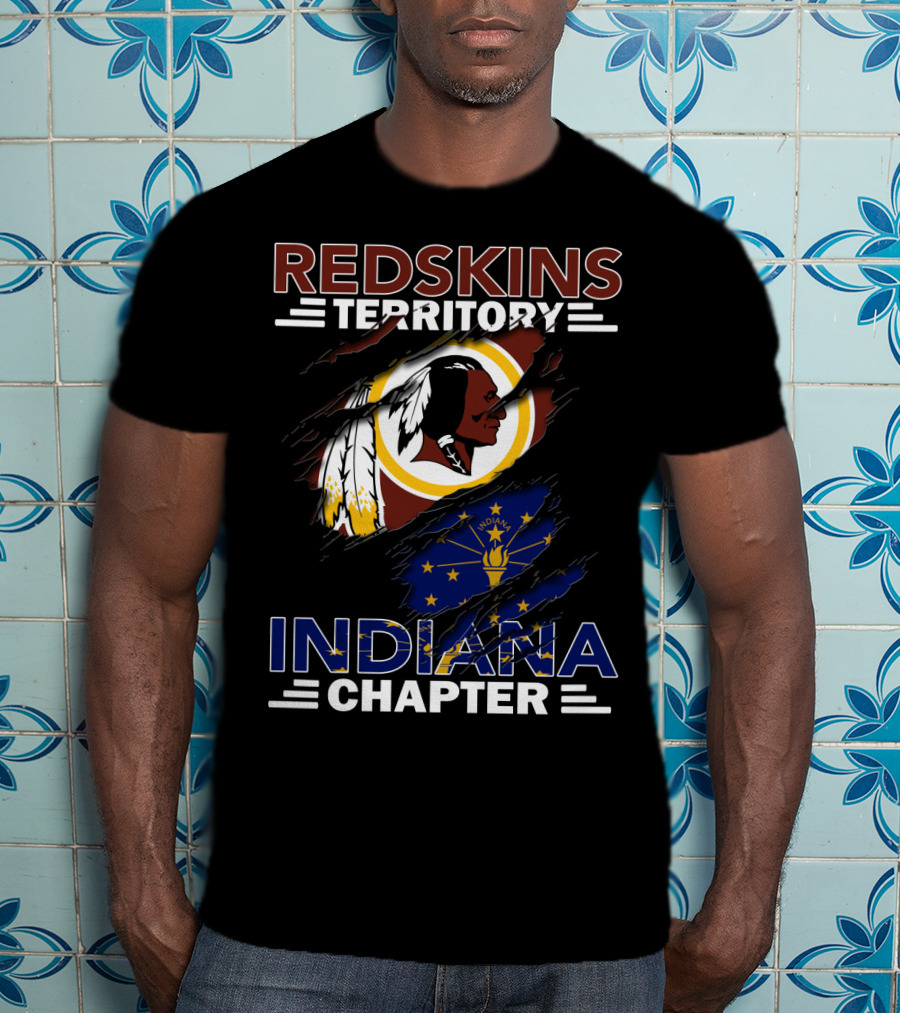 Redskins Territory Indiana Chapter Nfl Fan Community Banner T-Shirt