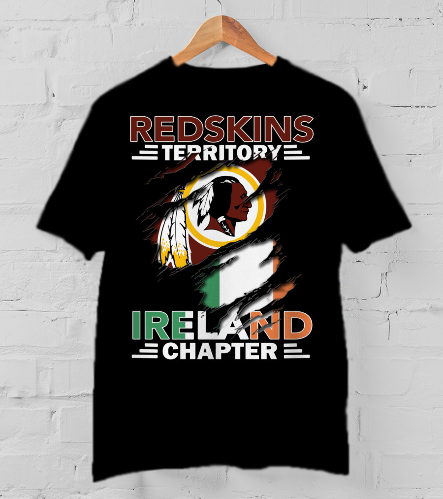 Redskins Territory Ireland Chapter Flag Symbolism T-Shirt