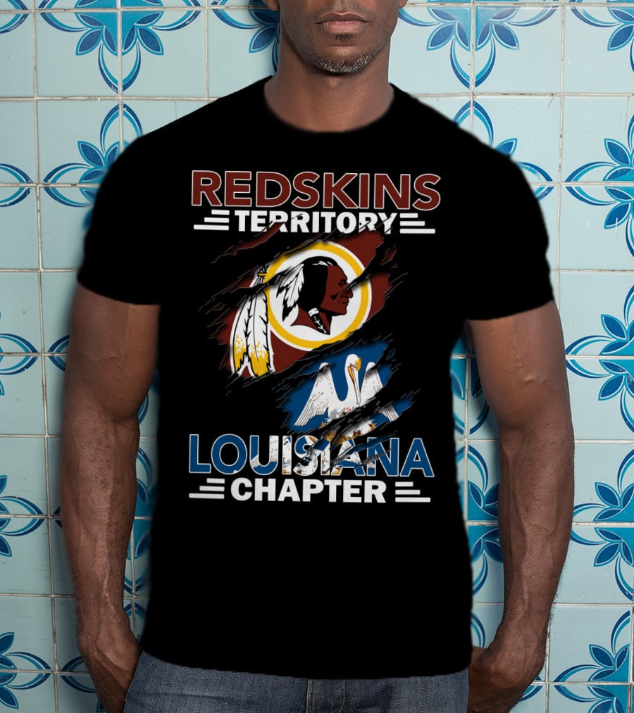 Redskins Territory Louisiana Chapter State Pride T-Shirt