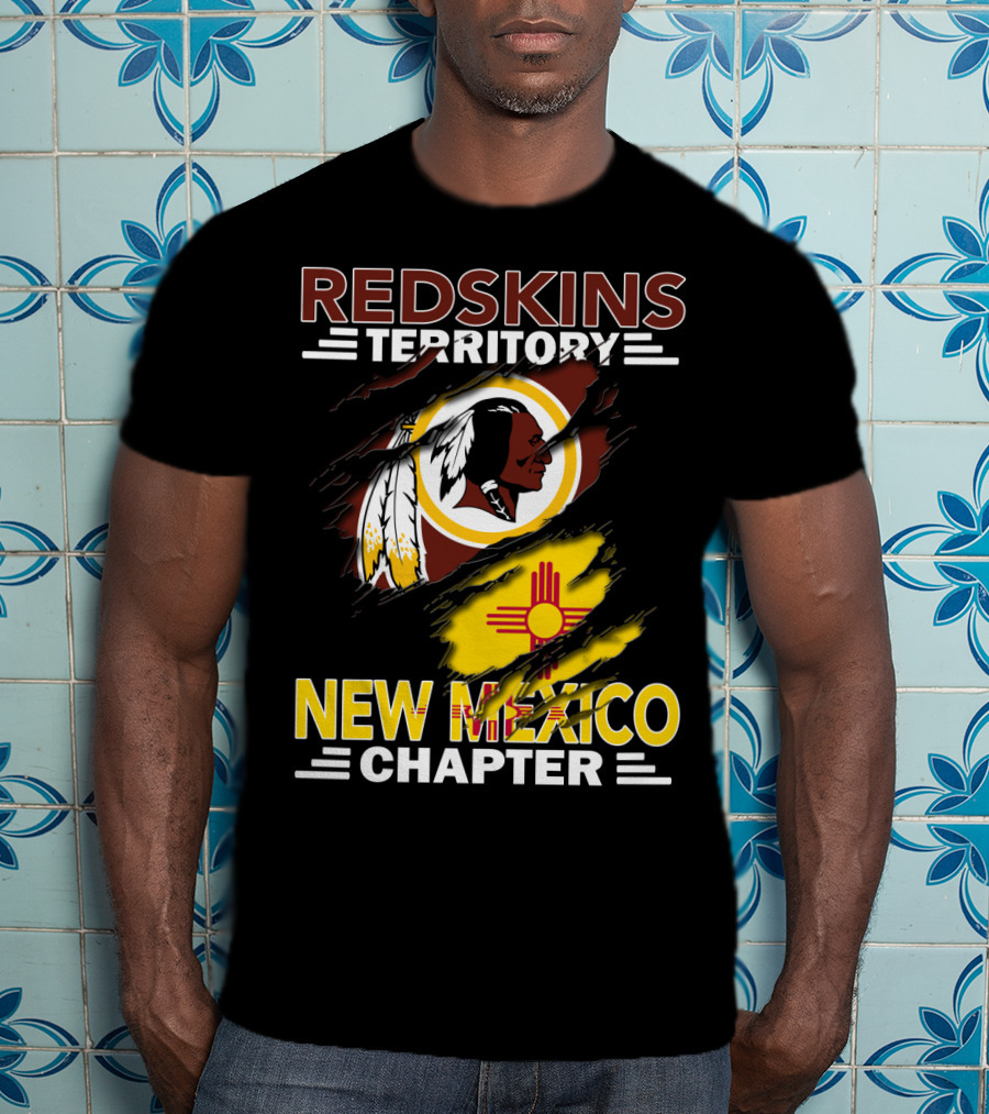 Redskins Territory New Mexico Chapter Flag T-Shirt