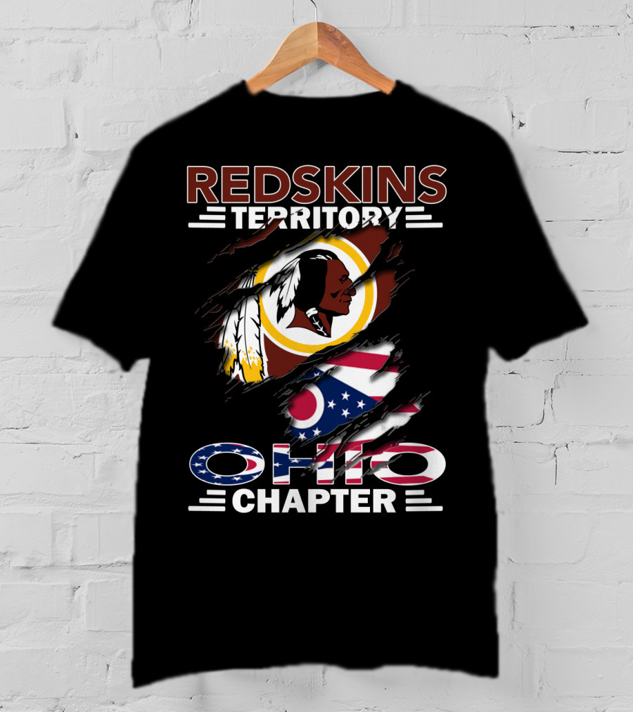 Redskins Territory Ohio Chapter Football Fan Club T-Shirt