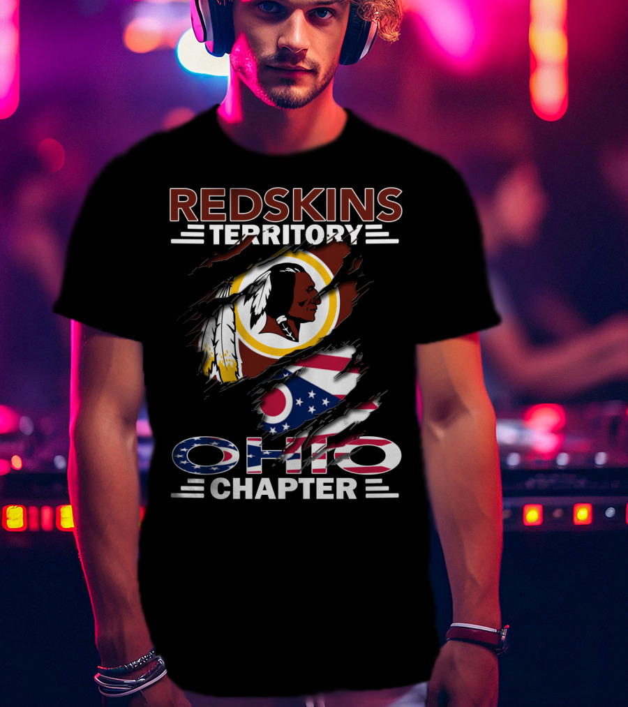 Redskins Territory Ohio Chapter Football Fan Club T-Shirt