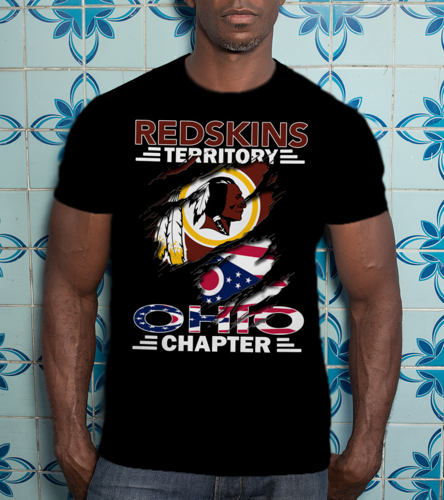 Redskins Territory Ohio Chapter Football Fan Club T-Shirt