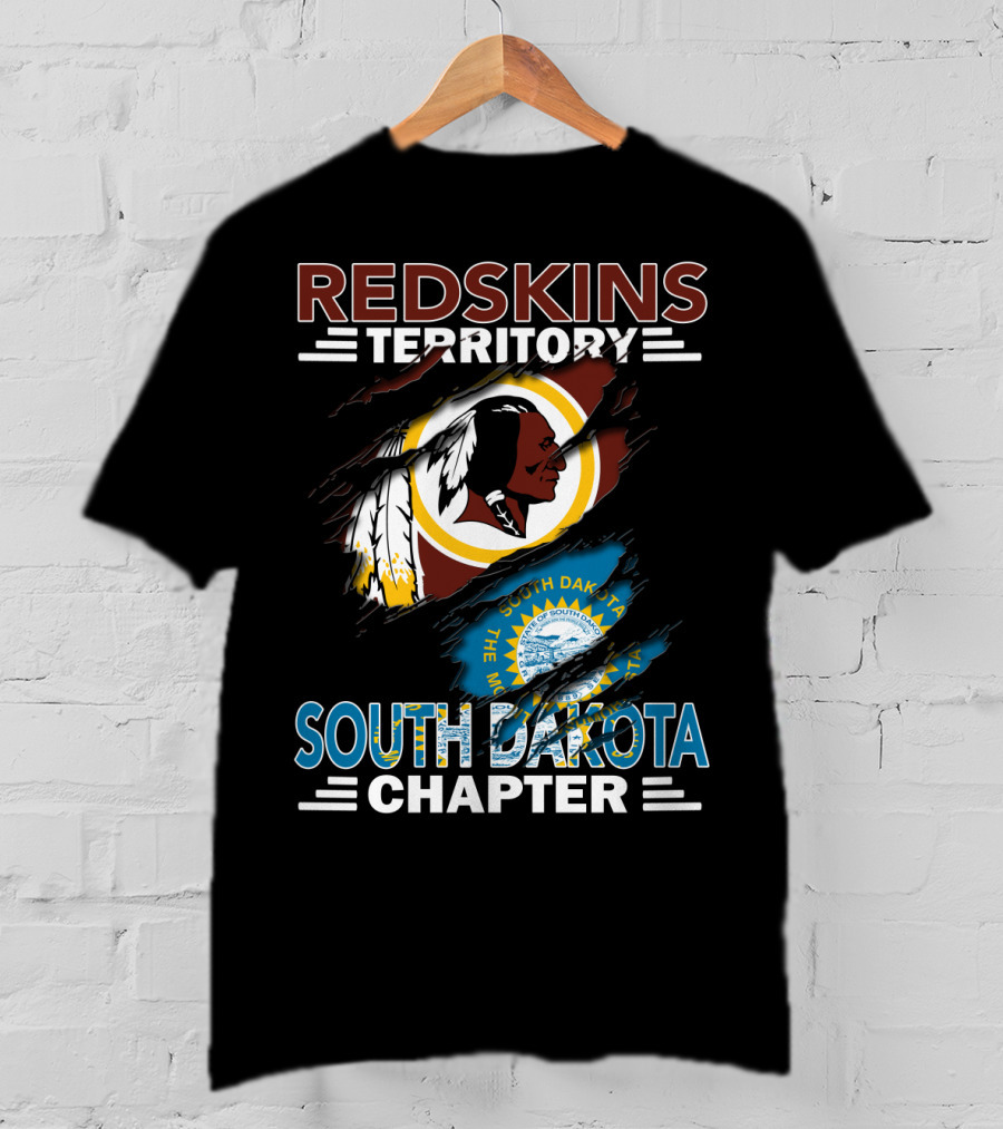 Redskins Territory South Dakota Chapter American Football Fan Community T-Shirt