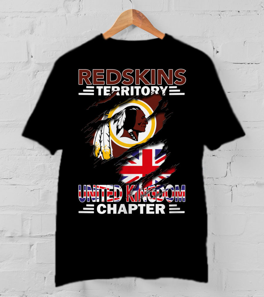 Redskins Territory United Kingdom Chapter Union Jack T-Shirt