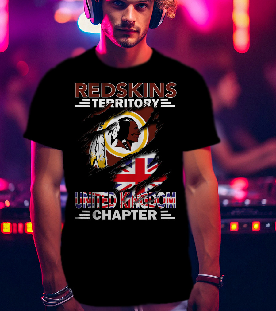 Redskins Territory United Kingdom Chapter Union Jack T-Shirt
