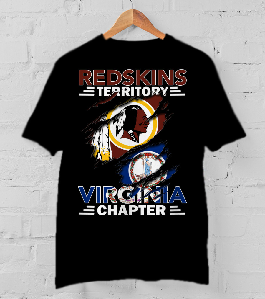 Redskins Territory Virginia Chapter Flag T-Shirt