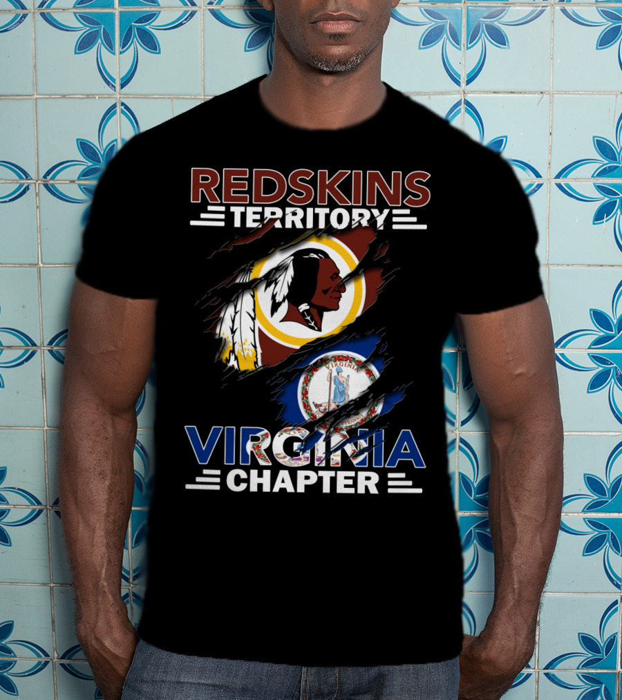 Redskins Territory Virginia Chapter Flag T-Shirt