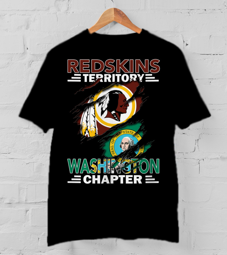 Redskins Territory Washington Chapter Seal Of The State Of Washington T-Shirt