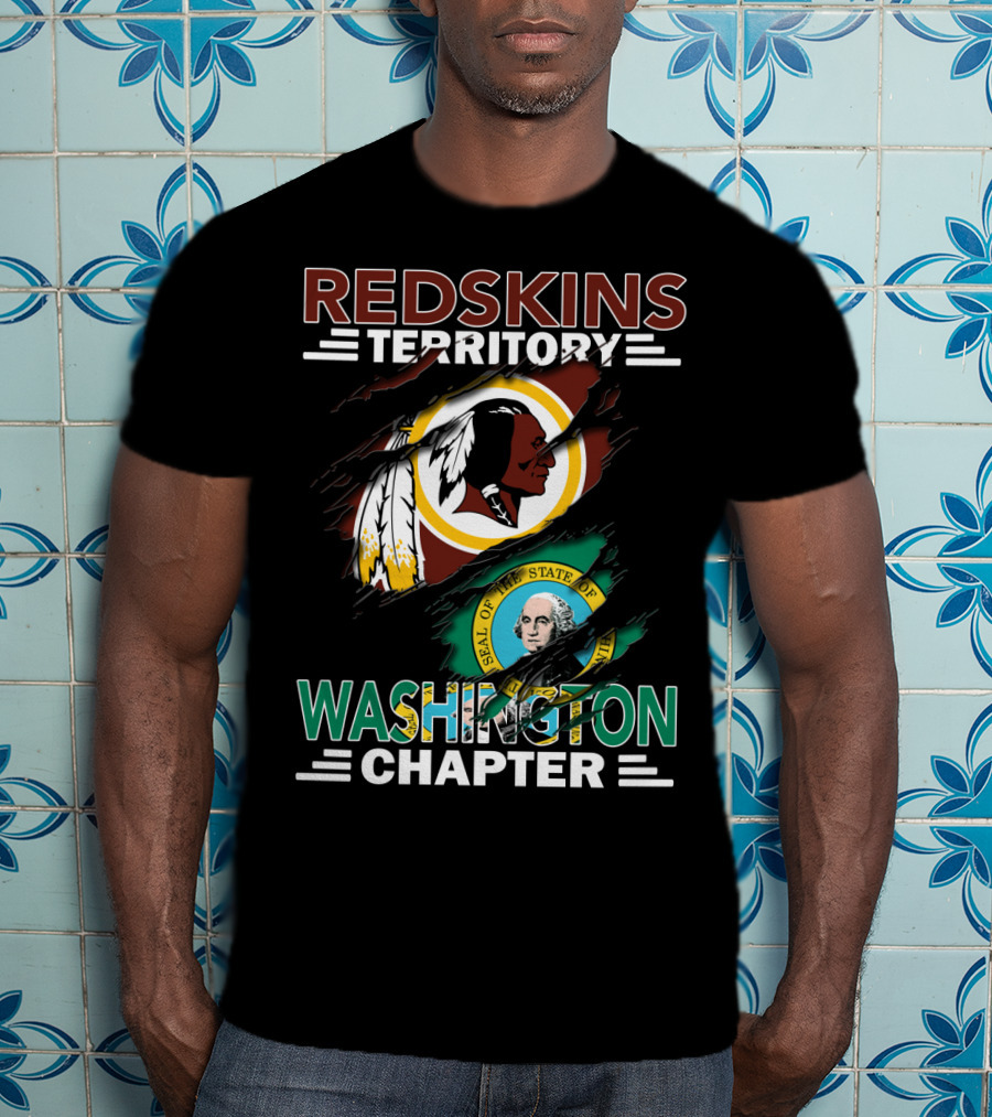 Redskins Territory Washington Chapter Seal Of The State Of Washington T-Shirt