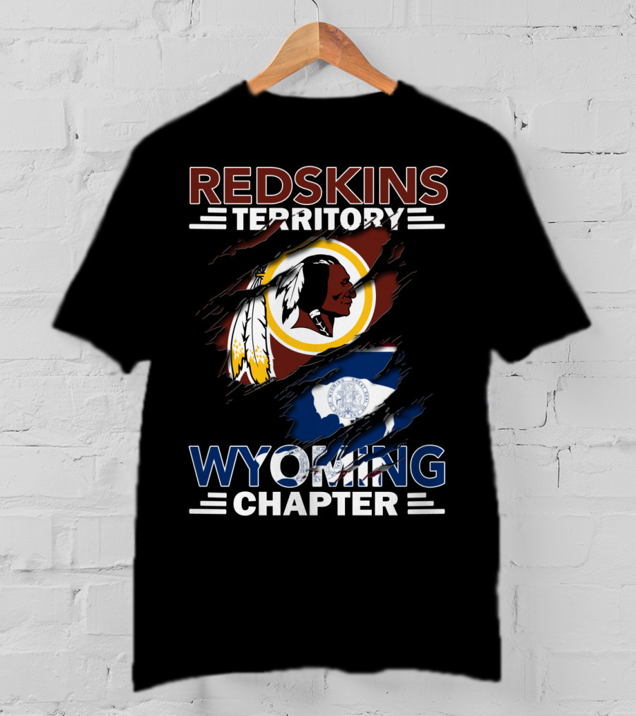 Redskins Territory Wyoming Chapter Flag T-Shirt
